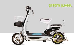 Quality 350 Watt 32km/h Electric Bike Scooter With Pedals Long Travel Distance wholesale