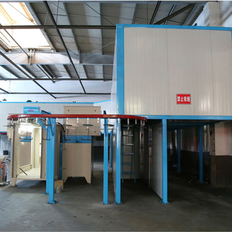Heavy Duty Powder Coating Conveyor Systems Power Saving Low Noise