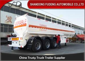 China 38000 liters fuel tanker semi truck trailer air suspension diesel delivery on sale