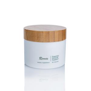 Quality 50ml White Opaque Plastic Cosmetic Cream Jars With Silver Lids wholesale