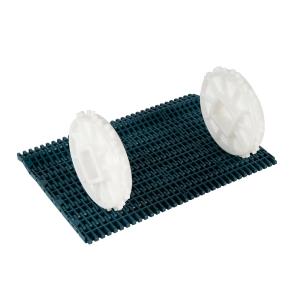 Quality Tire Industry Plastic Roller Top Modular Belt Flexible Universal Ball Conveyor Belt Manufacturer wholesale