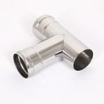 Round Ventilated Adjustable Stove Pipe Elbow High Temperature Resistant