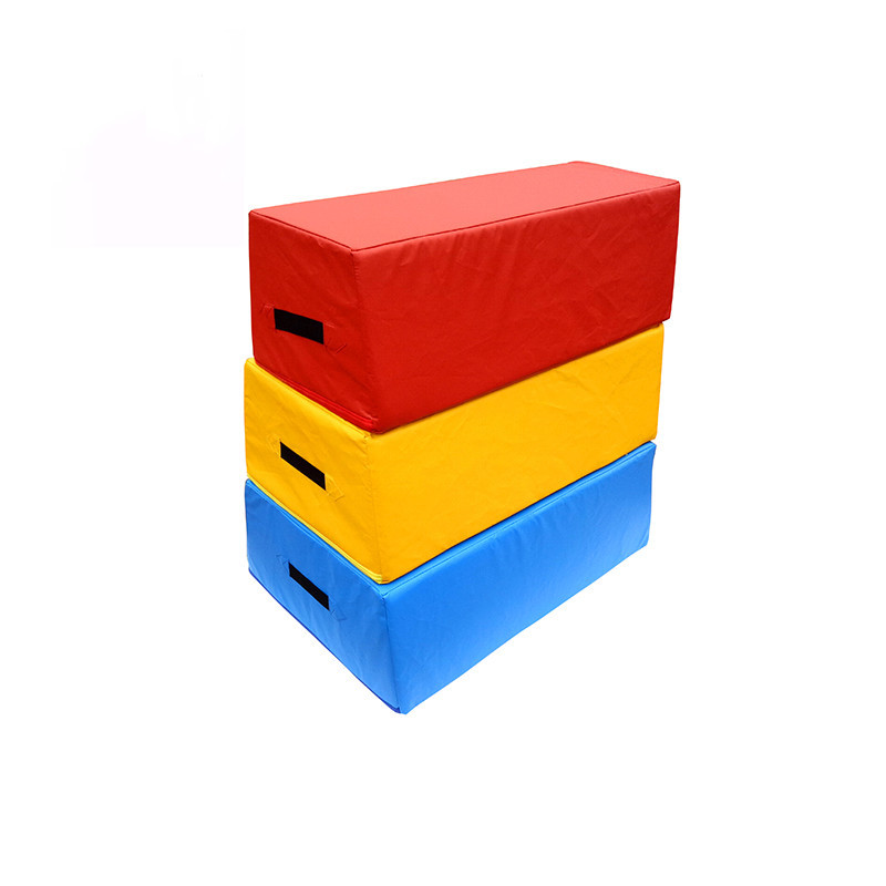 Traditional Gym Pommel Horse / Foam Vaulting Box Customized Size Bodybuilding