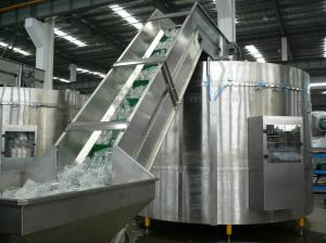 Quality Cans Jars Tins Beverage Bottling Equipment , Bottle Unscrambler Machine wholesale