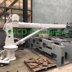 Portable 1.5t Yacht 360 degree electric hydraulic crane