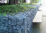 Galfan Coated Welded Gabion Box / Garden Gabion Retaining Wall Rust Proof