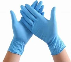 Quality Disposable Medical Blue Nitrile Food Prep Gloves Powder Free wholesale