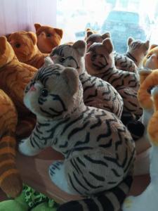 Quality Cute patterned kitten cat plush toy stuffed toy cartoon animal handicraft gift holiday gift wholesale