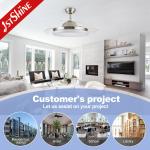 Lighting and Circuitry Design LED Ceiling Fan for Bedroom/Living Room/Dining
