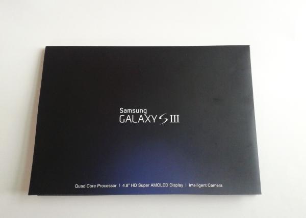 Fashion Samsung Visible Advertisment Gift Card, Video Magazine Card Board