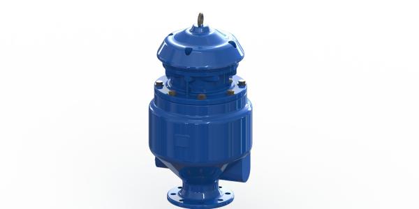 Sewage Kinetic Combination Air Release Valve , Full Flow Area Water Release
