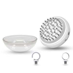 Quality FCC Microwave Vibration Stainless Steel Tooth Electric Massage Comb wholesale