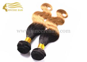 Quality 50CM Ombre Hair Extensions, 20&quot; Body Wave Ombre Human Hair Weft Extension for Sale wholesale