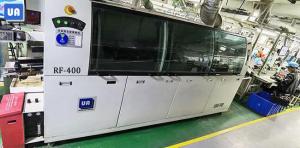 Quality 400mm PCB Lead Free Wave Solder Machine Upper Exhaust Auto Feed RF-400B wholesale