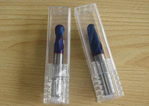 Quality Solid Carbide NaCo Coating 40mm Ball Nose Milling Cutter wholesale