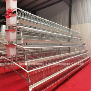 Quality 5 Tiers 450cm2 Galvanized Layer Battery Cage System Egg Laying Hens Emily wholesale