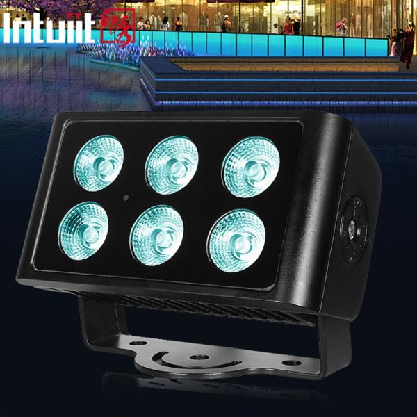 Cheap LED Lighting Factory Outdoor LED Flood Light 6*5W 4-IN-1 RGBW for sale