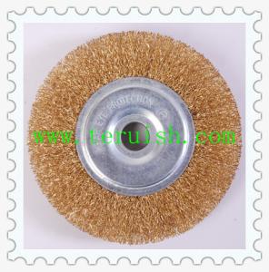 Quality Crimped Wire Hole Flat Wheel Brushes TR101 wholesale