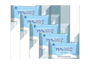 Quality Non - Woven 75% Alcohol Disinfectant Wipes Kill 99.9% Virus CE Certification wholesale