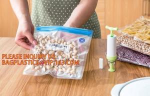 Quality Commercial Grade Freezer Food Packing Vacuum Saver Rolls Sous Vide Food Storage Bag, reusable laminated plastic packing wholesale
