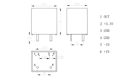 Closed Loop Hall Current Transducer For Uninterruptible Power Supplies