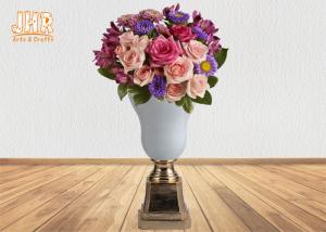 Quality Creative Shape Fiberglass Centerpiece Table Vases Decorative Planters wholesale