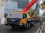 Sany Used Boom Truck Crane , 75 Ton Lorry Crane STC50S Straight Arm