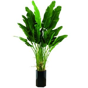 Quality Anti - Fading Plastic Artificial Landscape Trees Potted Bird Of Paradise wholesale