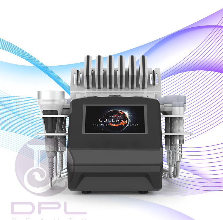 DPL Portable cavitation et radiofrquence 80 40K Cavitation Machine 6 in 1 Fat Removal Ultrasonic Cavitation Slimming Machine