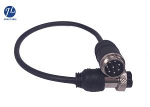 Quality Car Rear View Camera Aviation Cable 8 Pin With Male To Female Gx16 Connector wholesale