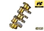 Komatsu 6D125 Crankshaft Car Engine Spare Parts HRC46-52 12 Months Warranty