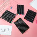 Watercolor Art Marker Pen Set of 12 Fine Point Markers for Writing and Fineliner