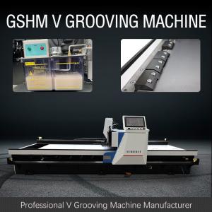 Quality Heavy Duty Horizontal V Cutting Machine Metal Curtain Wall V Groover Machine wholesale