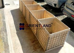 Quality Uv Resistant Military Barriers Olive Green Foldable Gabion Barriers wholesale