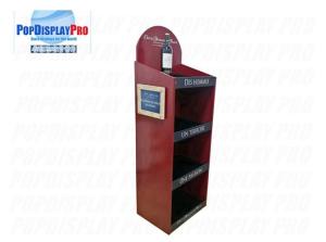 Quality 4 Shelves MDF Merchandising Shelf Heavy Duty Holding Capability wholesale