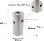 Hardware Parts Cable Trellis Kit Stainless Steel Cross Clamp Hubs for Climbing
