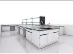SS304 Lab Workstation Bench Hospital Steel Laboratory Bench Top 900mm
