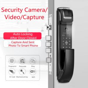 China Fingerprint Push Pull Smart Door Lock on sale