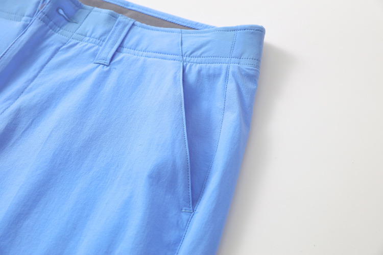 New Golf Pants Men&prime;s Summer Outdoor Sports Quick Drying Breathable Thin Style Five-Point Ball Pants Golf Shorts Solid Color