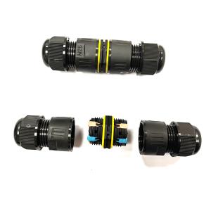 Quality M25 Sraight IP68 Waterproof Power Connector 5 Pin Male Female Plug wholesale