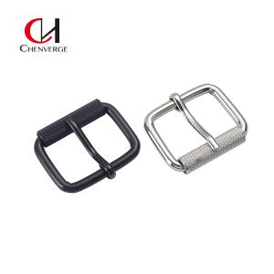 Quality Hard Iron Black Roller Belt Buckles Antiwear Corrosion Resistant wholesale