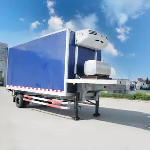 Quality 30FT Single Axle Chill And Frozen Truck Trailer With Thermoking Refrigeration Units For Fresh And Refrigerated Foods wholesale