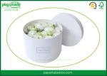 Round Cardboard Bouquet Flower Boxes Cylinder Paper Tube For Rose Gift