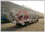 Double Layer Car Carrier Trailer , Vehicle Carrier Trailer Hydraulic Lifting