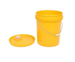 Quality 20L Plastic 20 Litre Paint Bucket Cylindrical Thickened For Storage wholesale