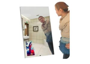 Quality TFT Magic Mirror Display Clothing Digital Signage 43 Inch Touch Screen 50/60 HZ wholesale