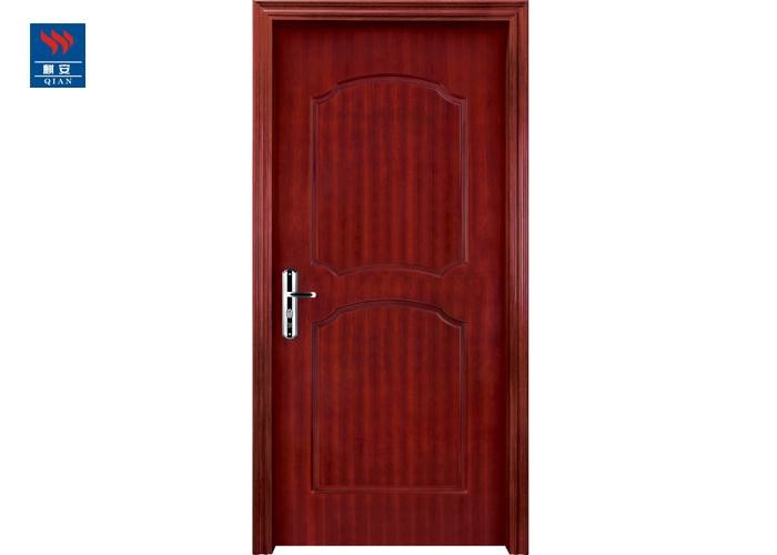 Latest Fire Rated Internal Kitchen 4 Panel Design Veneer Wood Door With Modelling