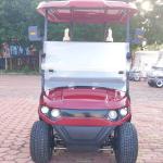 2 Seater Golf Cart Black Color With Back Seat 4 Wheel 48V 3.5KW AC System