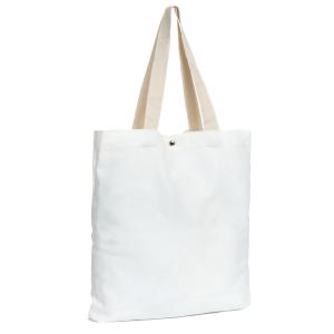 Quality Fashion Washable Ladies Canvas Tote Bag With Snap Button Closure wholesale