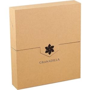 Quality Recyclable Double Door Kraft Paper Gift Box CMYK PMS UV Hot Stamping wholesale
